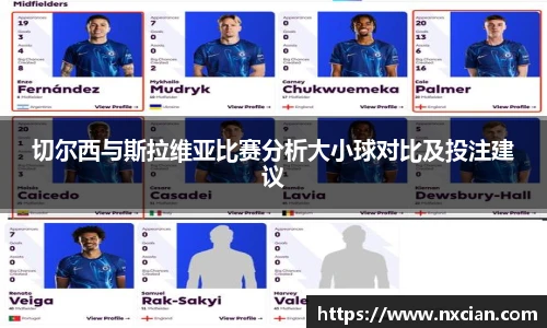 切尔西与斯拉维亚比赛分析大小球对比及投注建议